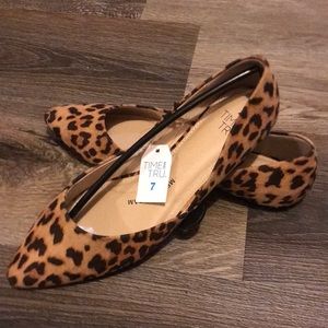 Casual Cheetah Print Flats
